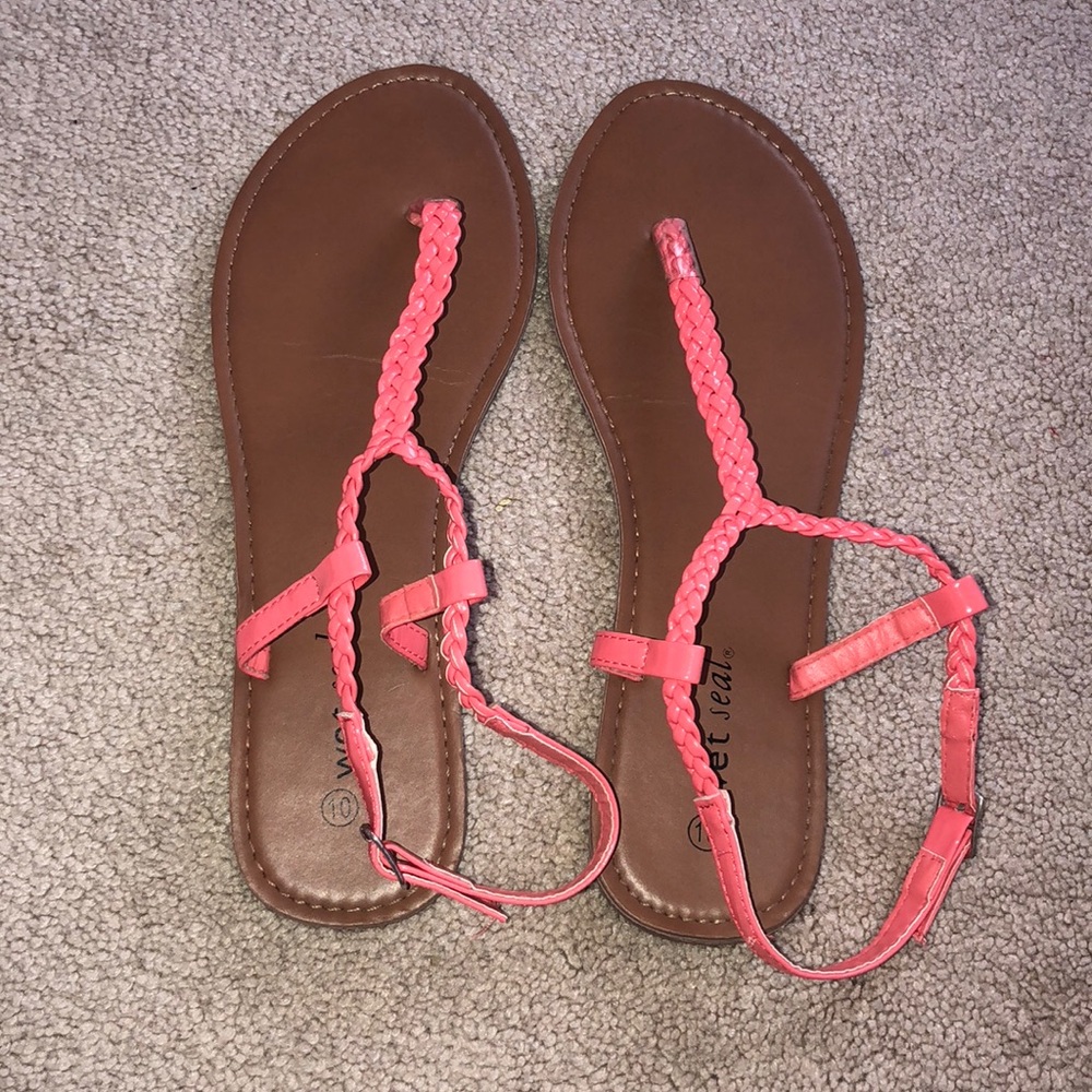 Wet Seal Pink Sandals